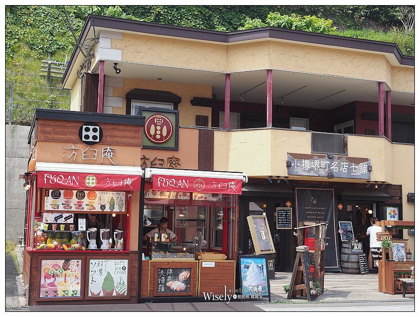 北海道小樽景點︱小樽運河、小樽堺町通り商店街～銀の鐘咖啡、史努比茶屋