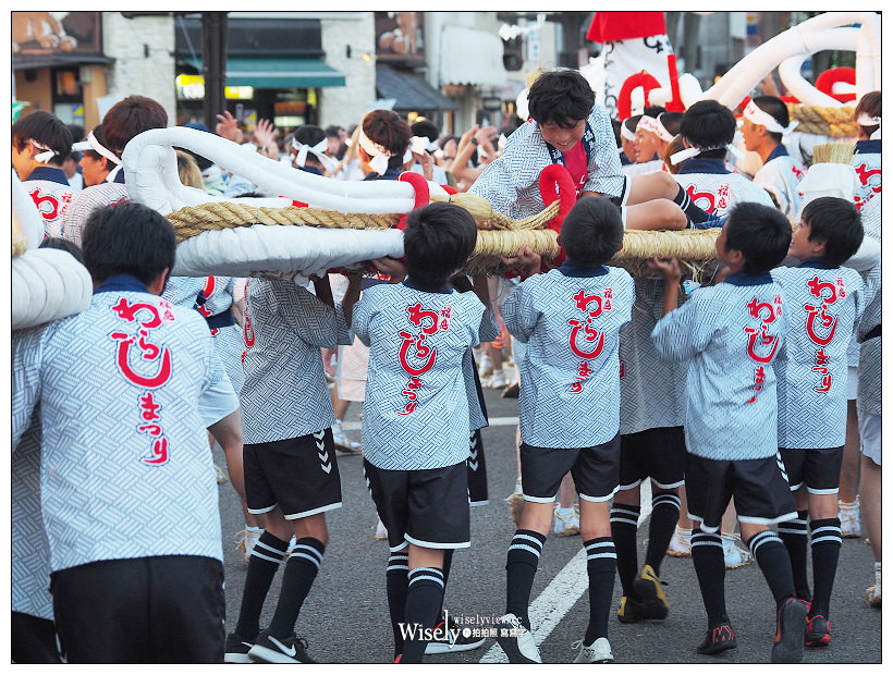 福島市。福島草鞋祭︱日本第一大的「健腳祈願大草鞋」，大小草鞋親子共舞