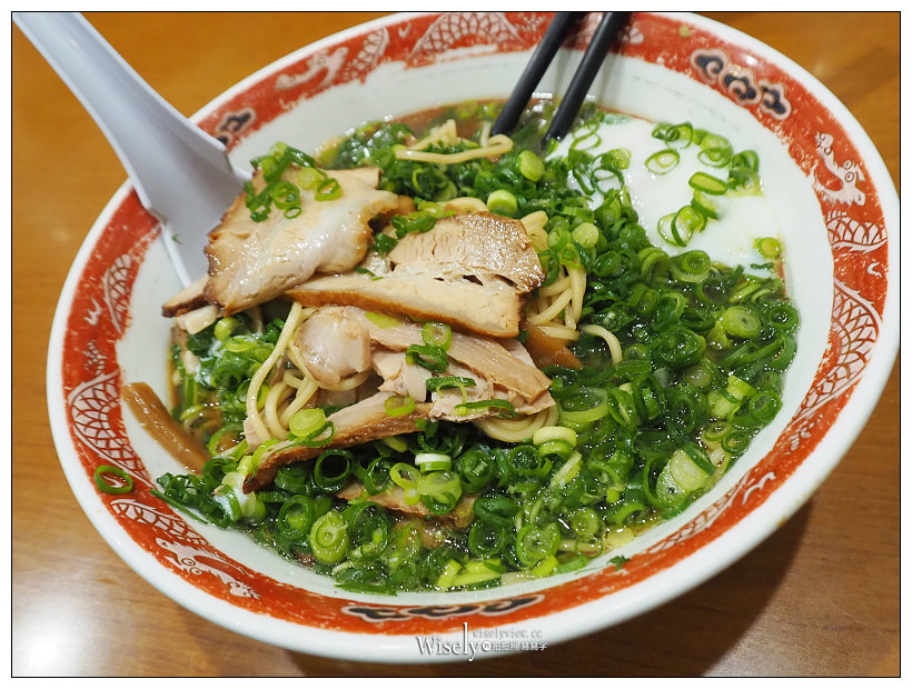 日本岡山美食。山富士拉麵本店︱青蔥醬油拉麵，份量足味道迷人近JR車站