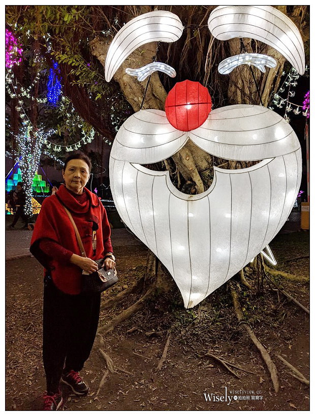 2018宜蘭耶誕奇幻世界。宜蘭縣政府中央公園︱11-16至01-01止，免費入場參觀（Google Pixel 3夜視拍攝）