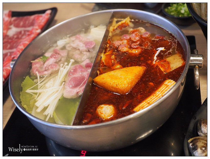 台北大安。大初 Shabu Shabu︱商業午餐單人涮涮鍋NT270：菜盤、肉品加海鮮＆飲料甜點吃到飽！