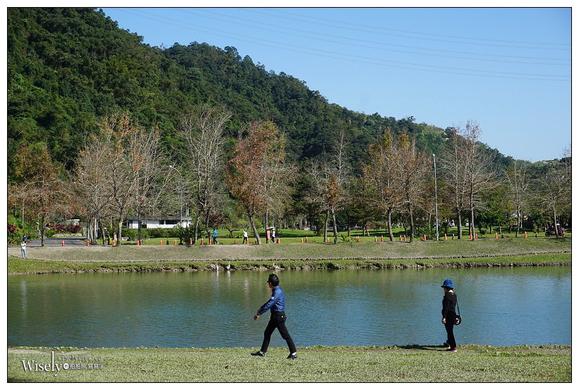 宜蘭落羽松景點。員山蜊埤湖福園︱每年12月至隔年1月限定美景，拍照打卡親子野餐必訪
