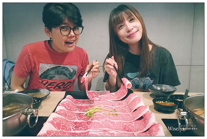 台北大安。大初 Shabu Shabu︱商業午餐單人涮涮鍋NT270：菜盤、肉品加海鮮＆飲料甜點吃到飽！