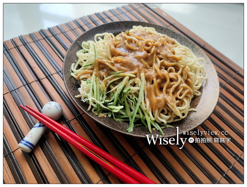 景美市場。徐老爹涼麵專賣︱從清晨賣到傍晚限外帶，麻醬香味十足又便宜～捷運景美站美食 x 世新美食 @WISELY's 拍拍照寫寫字