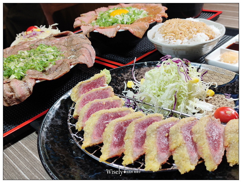 台北美食 。丼Fun 「日本式丼飯」︱主打炸牛排定食，炙燒薔薇丼與鹽蔥牛舌丼也推薦，相鄰台北京站與中山市場～捷運台北車站美食 x 日式燒肉丼飯
