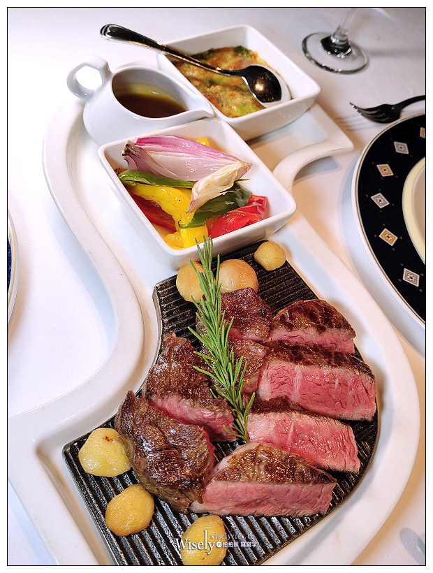 台北。歐華酒店：地中海牛排館︱美國杉河農場濕式熟成50天肋眼牛排，配菜湯品各個精彩，搭配住房活動超划算～捷運中山國小站美食 x 花博公園美食