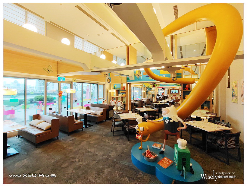 和逸飯店 台南西門館｜美國卡通頻道聯名飯店，免費玩樂使用小火車、電動車與室內遊戲區，主題住房還能帶走限定玩偶紀念品～台南親子飯店 x 台南和逸