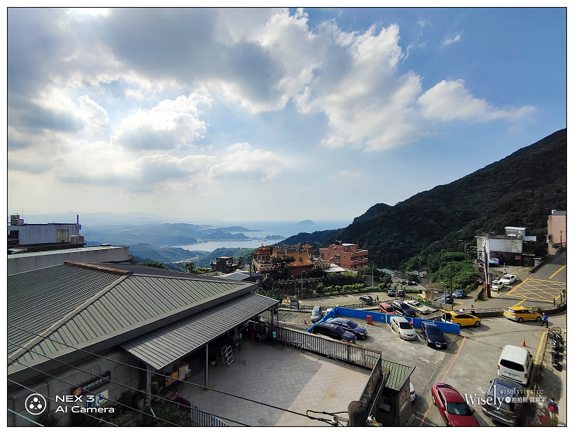 九份景點︱水湳洞停車場(北海岸陰陽海觀景點、九份黃金瀑布、十三層遺址)、舊黃金山城(九份老街、昇平戲院、阿妹茶樓)