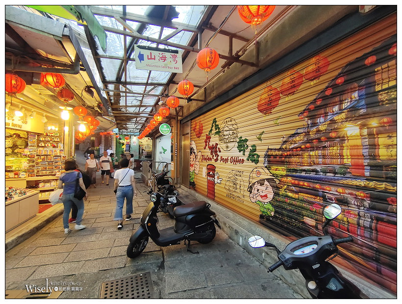 九份景點︱水湳洞停車場(北海岸陰陽海觀景點、九份黃金瀑布、十三層遺址)、舊黃金山城(九份老街、昇平戲院、阿妹茶樓)