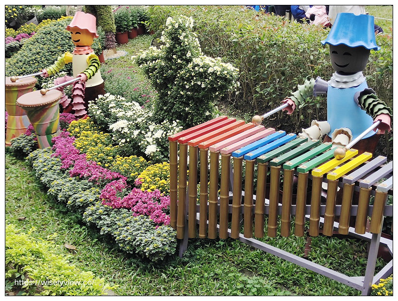 2021士林官邸菊展。菊來運轉 11/26-12/12 交通路線停車︱旋轉大立菊、巨型恐龍、笑笑羊拍照打卡資訊