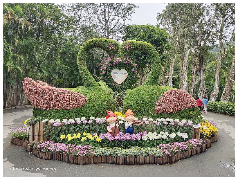 2021士林官邸菊展。菊來運轉 11/26-12/12 交通路線停車︱旋轉大立菊、巨型恐龍、笑笑羊拍照打卡資訊