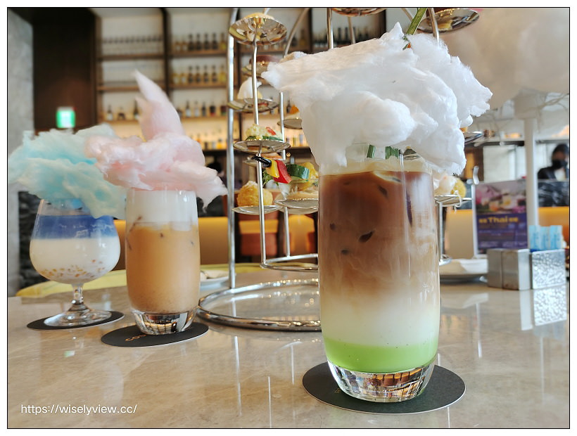 台北六福萬怡酒店。JC Cat 鳥籠下午茶：跟著雲朵去旅行 – 南洋泰國篇︱視覺系開胃鹹甜點與色彩繽紛飲品～捷運南港站美食 x 南港下午茶 x 南港車站美食
