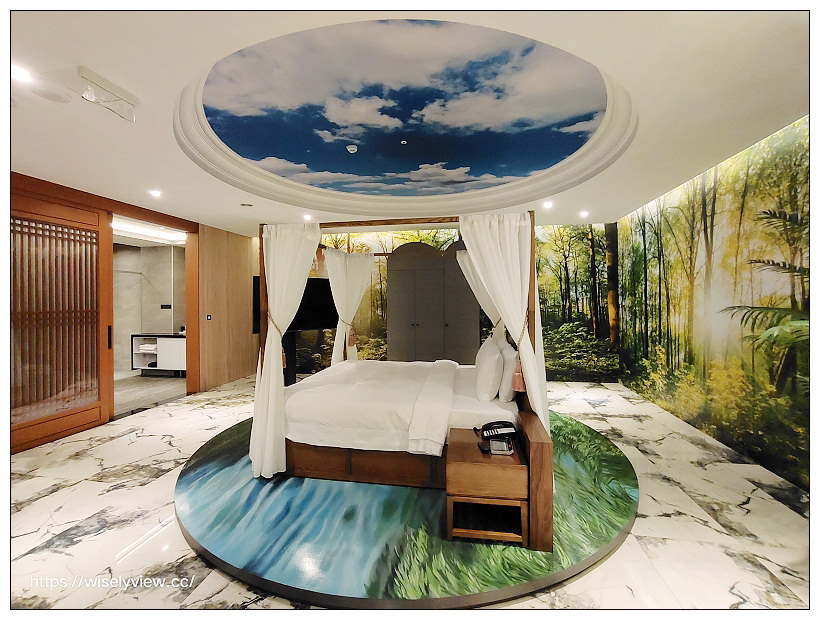 台中北屯。木木行館 Motel Lin︱多功能主題玩樂休憩住宿，室內樓層滑水道與游泳池～捷運舊社站5分鐘