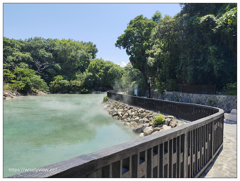 北投景點。地熱谷公園︱全新造景免費開放，新增淨手礦白湯、環湖步道等設施，以及拍攝角度分享