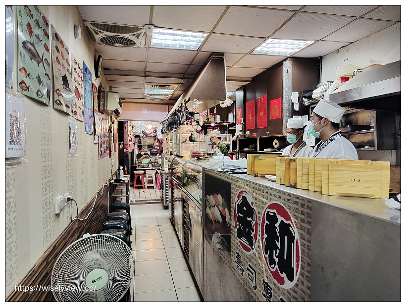 台北萬華。金和壽司︱隱身市場裡手作壽司店～新富市場美食 x 東三水街市場美食 x 捷運龍山寺站美食