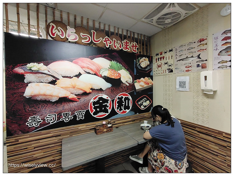 台北萬華。金和壽司︱隱身市場裡手作壽司店～新富市場美食 x 東三水街市場美食 x 捷運龍山寺站美食