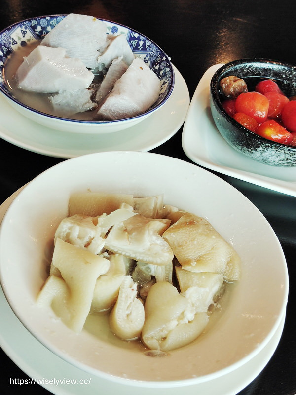 點水樓。閏月豬腳麵線添壽︱黃豆豬腳湯、九層塔紅燒豬腳～捷運忠孝復興站美食 x 點水樓復興店美食