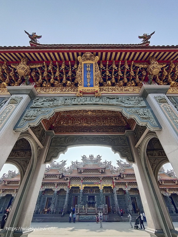 新北賞櫻景點。林口竹林山觀音寺︱粉紅吉野櫻綻放