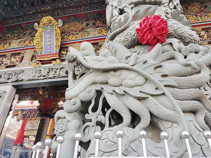 新北賞櫻景點。林口竹林山觀音寺︱粉紅吉野櫻綻放