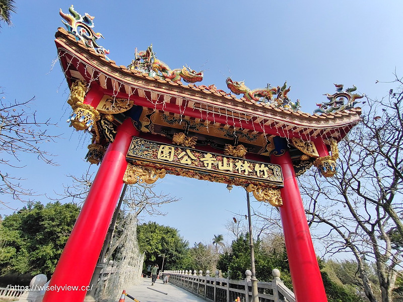 新北賞櫻景點。林口竹林山觀音寺︱粉紅吉野櫻綻放