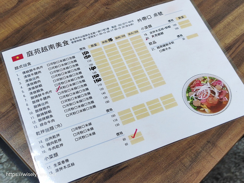 歇業。庭苑越南美食︱光華商場百元湯麵～捷運忠孝新生站美食