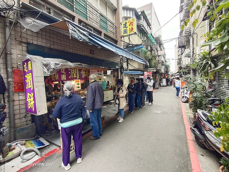 建國潤餅︱雙連站市場︱在地人與日本觀光客排隊店︱捷運雙連站
