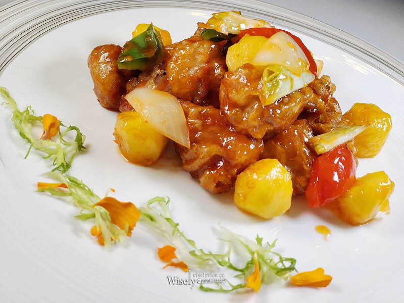 台北信義。瀚寓酒店 弈夢紅樓︱摩登上海風格粵菜中餐廳，必嚐紅樓招牌脆皮雞、菠蘿脆皮咕咾肉~捷運市政府站美食