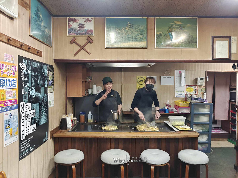 岡山真庭。丸松食堂-久世 お好み焼き︱歡聚品嚐鐵板燒小吃，真材實料平價誘人