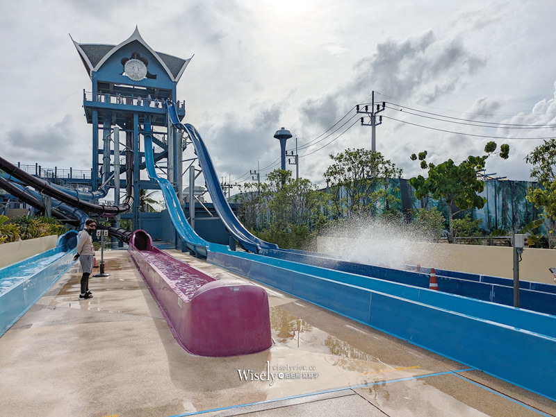 普吉島。安達曼達水上樂園 Andamanda Phuket︱36個滑水道的海盜寶藏神話園區，相鄰芭東海灘半小時