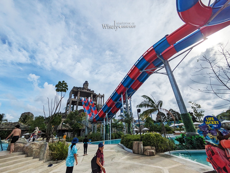 普吉島。安達曼達水上樂園 Andamanda Phuket︱36個滑水道的海盜寶藏神話園區，相鄰芭東海灘半小時