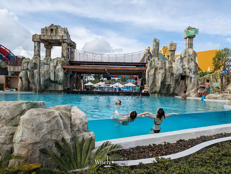 普吉島。安達曼達水上樂園 Andamanda Phuket︱36個滑水道的海盜寶藏神話園區，相鄰芭東海灘半小時