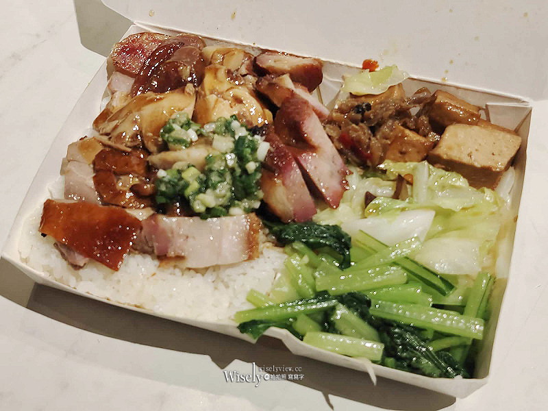 台北中山。葉記港式燒臘︱在地知名便當店：招牌五寶飯~捷運松江南京站美食