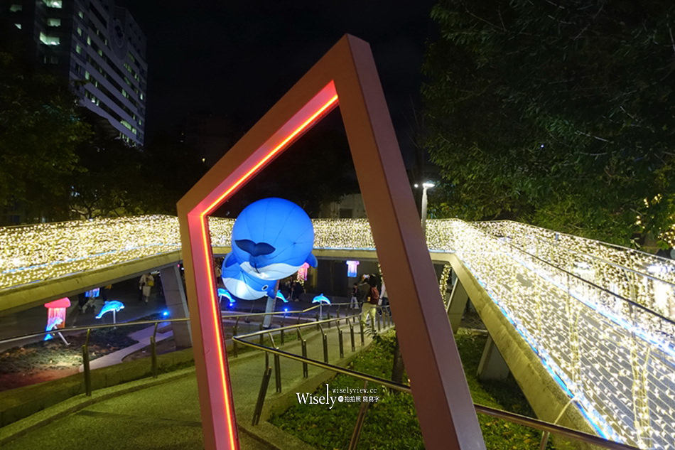 2024閃耀捷運光聚落_心拾光︱台北 心中山線形公園耶誕燈飾