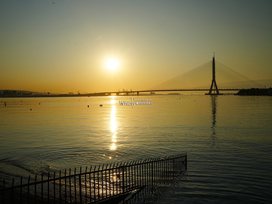淡江大橋︱全球最大跨距單塔不對稱斜張橋︱淡水海關碼頭︱淡水夕陽景點 淡江大橋︱全球最大跨距單塔不對稱斜張橋︱淡水海關碼頭︱淡水夕陽景點