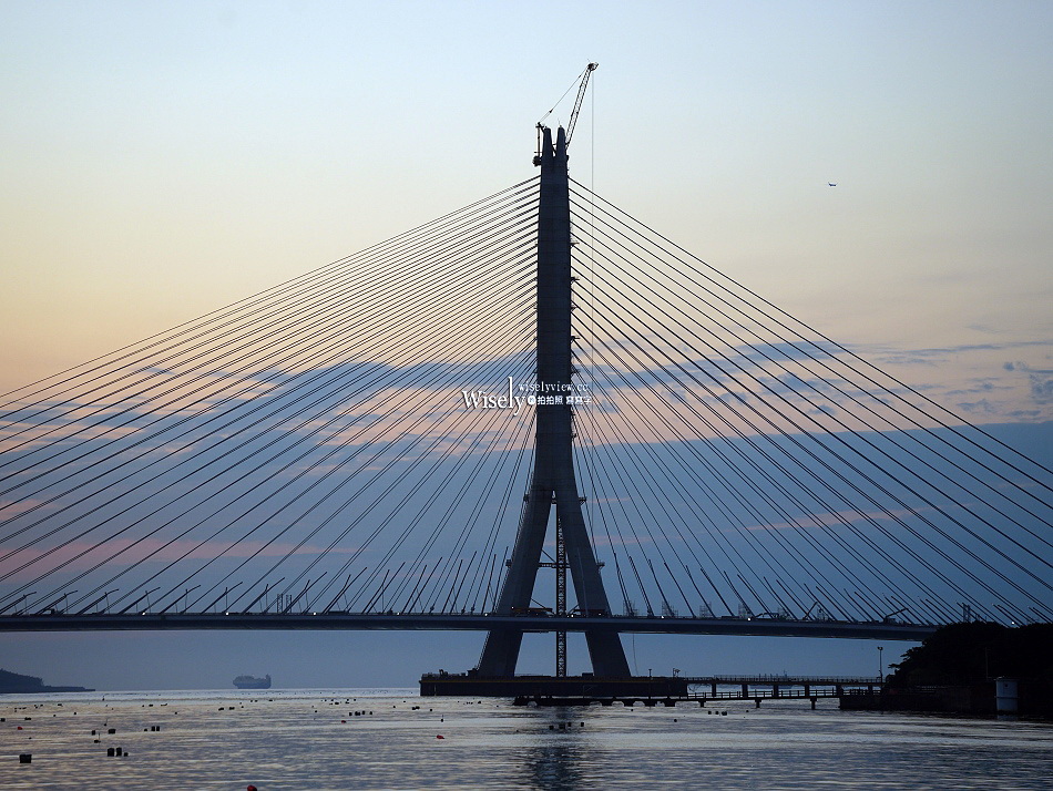 淡江大橋︱全球最大跨距單塔不對稱斜張橋︱淡水海關碼頭︱淡水夕陽景點 淡江大橋︱全球最大跨距單塔不對稱斜張橋︱淡水海關碼頭︱淡水夕陽景點