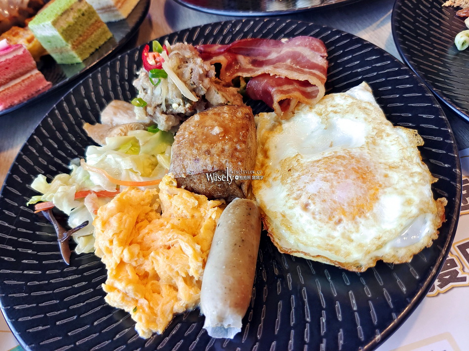 淡水早餐吃到飽︱將捷金鬱金香酒店︱新鮮蔬食還有迷你阿給︱捷運淡水站