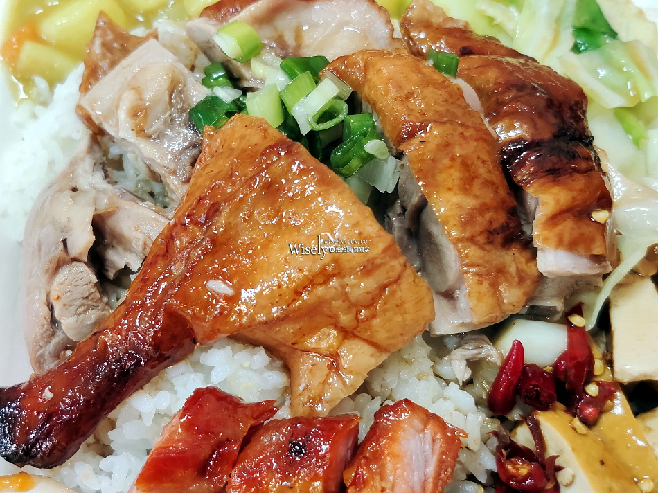 朱記燒臘便當快餐店︱鴨腿飯.招牌飯︱大份量中和便當︱捷運永安市場站